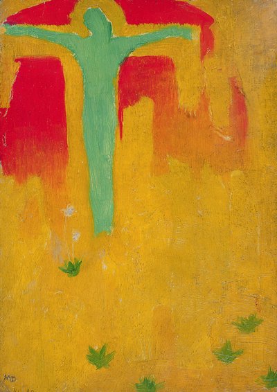 द ग्रीन क्राइस्ट, 1890 (कार्डबोर्ड पर तेल) द्वारा Maurice Denis